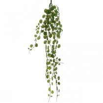 Függő zöld növényi műlevél akasztó 5 szál 58cm