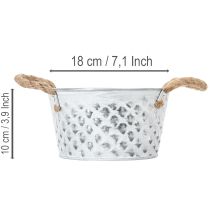 tételeket Lemeztál kötélfogantyúkkal Ø18cm M10cm