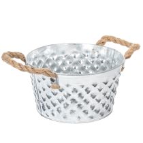 tételeket Lemeztál kötélfogantyúkkal Ø18cm M10cm