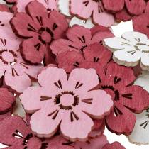 Fa virágok cseresznyevirágok, szórható dekoráció tavaszi, asztali dekoráció, szórható virágok 72db