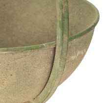 tételeket Virágkosár, függőkosár, fém dekorációs kert Ø16cm H38cm