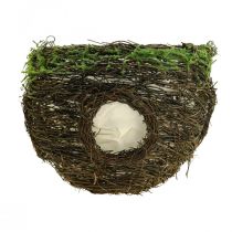 tételeket Akasztókosár barna függőkosár növénykosár szőlő moha Ø24cm