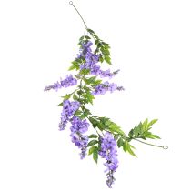 tételeket Virágfüzér műfüzér wisteria lila zöld 155cm