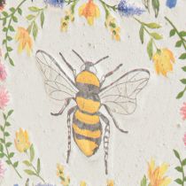 tételeket Függő virágláda fém méhecske krémszínű H29cm