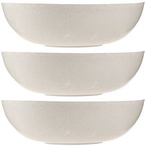 tételeket Virágtál műanyag tál bézs foltos Ø30cm 3db