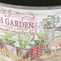 tételeket Virágtál vintage műanyag Fresh Garden színes Ø21cm 2db