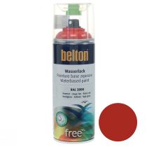 Belton mentes vízbázisú festék piros magasfényű színű spray tűzpiros 400ml