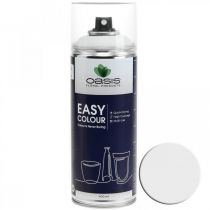 tételeket OASIS® Easy Color Spray, festék spray fehér, téli dekoráció 400ml