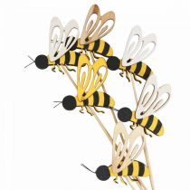 tételeket Virágdugó méh deko dugó fa méh díszítés 7cm 12db