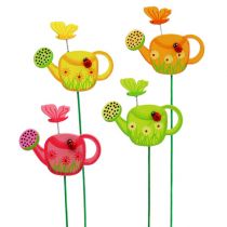 Virágdugós öntözőkanna színes kerti dugós rugós dekoráció 16 db