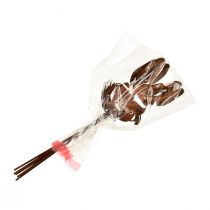 tételeket Virágdugó rozsda nyúl dekoráció 7,5cm×11,5cm 6 db