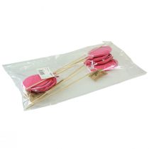 tételeket Virágdugós csokor dekoráció tortafedő lufi rózsaszín 28cm 8 db