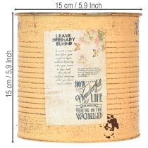tételeket Vintage dizájnú virágcserép nappaliba és irodába, 15 cm, 3 db