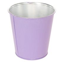 tételeket Fém kaspó szett virágmintás, pasztellszínekben, 10 cm, 3 darab
