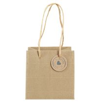 tételeket Fóliával bordázott papírból készült virágcserép 12x12cm 8 db