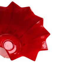 Virágcserép műanyag piros Ø10,5cm 10db