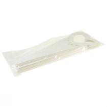 tételeket Virágzacskó rózsák ajándékcsomagolás fehér 46cm 12 db