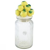 Bonbonniere üvegkerámia citrom nyár Ø11cm H27cm