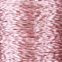 tételeket Húsleveseffekt drót, rózsaszín, Ø0.30mm, 100g/140m - kézműves drót, kreatív drót, rézdrót díszítéshez
