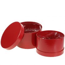 tételeket Virágdoboz piros fényes Ø18/20cm 2 db