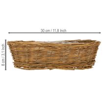 tételeket Kenyérkosár kb. 30 cm-es ovális, hámozatlan