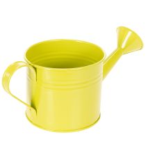 tételeket Színes díszes öntözőkanna, Ø11cm, M9.5cm, ültetéshez, tavaszi asztaldísz, fém, 8 db-os készlet
