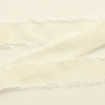 tételeket Sifon szalag krémszínű rojtos szövetszalag 40mm 15m