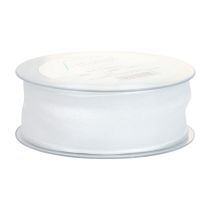 tételeket Sifon szalag organza szalag dekorációs szalag organza fehér 40mm 20m