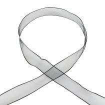 tételeket Sifon szalag organza szalag organza fekete 15mm 20m