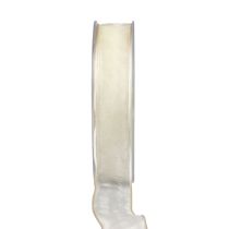 tételeket Sifon szalag organza szalag díszítő szalag organza krém 15mm 20m