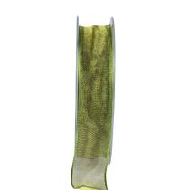 tételeket Sifon szalag organza szalag dekorációs szalag organza zöld 15mm 20m