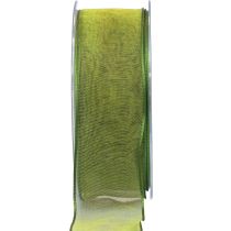 tételeket Sifon szalag organza szalag dekorációs szalag organza zöld 40mm 20m