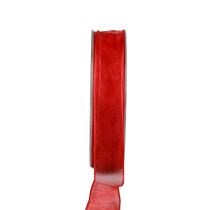 tételeket Sifon szalag organza szalag dekorációs szalag organza piros 15mm 20m