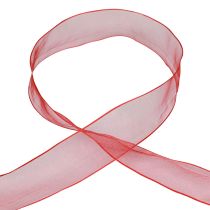 tételeket Sifon szalag organza szalag dekorációs szalag organza piros 40mm 20m