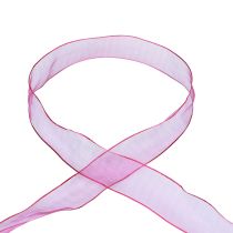 tételeket Sifon szalag organza szalag dekorációs szalag organza lila 40mm 20m