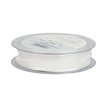 tételeket Sifon szalag organza szalag dekorációs szalag organza fehér 15mm 20m