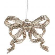 tételeket Karácsonyfadíszítő hurok 9cm csillámmal 12db