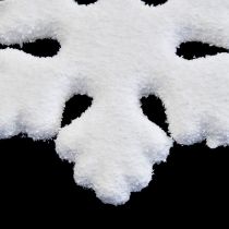 Karácsonyfadísz hópehely függő dísz Karácsonyi fehér 15cm