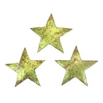 Szórványdísz karácsonyi csillagok kókusz zöld Ø5cm 50db