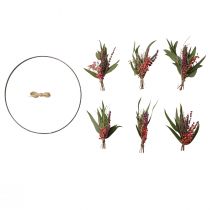 tételeket Szárított virágkoszorú levendula dekoráció Ø30cm - Kreatív barkácskészlet