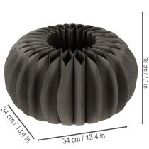 tételeket Tökös méhsejt papír asztaldísz, összecsukható, kerek, 34cm, 2 darab