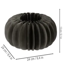 tételeket Méhsejt papír tök papír díszítőgyűrű 24cm 4db