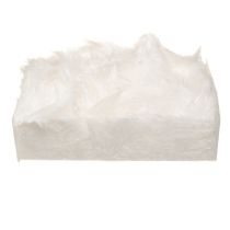 tételeket Dekoratív toll fehér kézműves kellékekben 5-10cm 20g