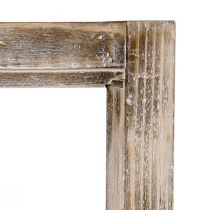 tételeket Dekoratív ablakkeret fa dekoráció rusztikus barna 40×60cm