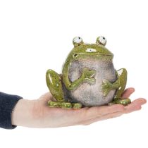 tételeket Dekoratív Béka Kerámia Zöld Barna Vintage H15.5cm
