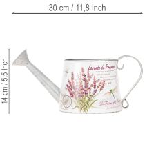 tételeket Dekoratív fém öntözőkanna, levendula, retró kerti design, 30×11×14,5cm
