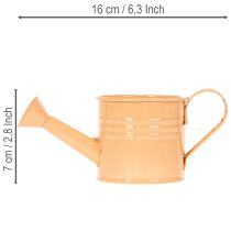 tételeket Dekoratív öntözőkanna virágcserép szett, fém, 8 darabos, többszínű, 16,5x7 cm - Ideális növénytartók erkélyre és konyhába