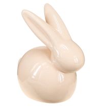 tételeket Dekoratív Nyúl, Sárga, Zöld, Barna, Modern Kerámia Figura Húsvétra, 8.5cm, 3 Darab