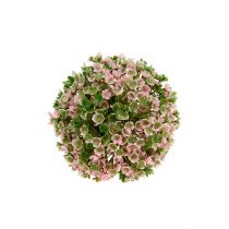 tételeket Mini dekoratív labda rózsaszín-zöld mű Ø10cm 1db