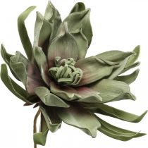 Deco lótuszvirág műlótuszvirág művirág zöld L70cm